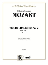 Cover image: Violin Concerto No. 2, K. 211: For Violin and Piano 1st edition 9780769278582