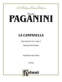 Cover image: La Campanella, Opus 7: For Violin and Piano 1st edition 9780757938931