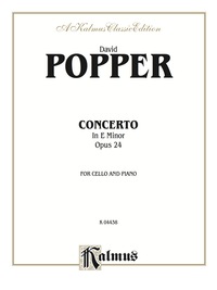 Cover image: Cello Concerto in E Minor, Opus 24: For Cello and Piano 1st edition 9780757991172