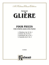 Cover image: Four Pieces: For String Bass and Piano 1st edition 9780769251974