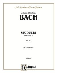 Cover image: Six Duets, Volume I : For Two Violins 1st edition 9780757937866