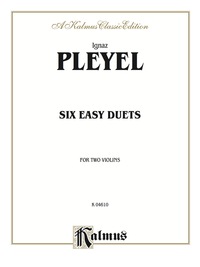 Cover image: Six Easy Duets, Opus 23: For Two Violins 1st edition 9780769278544