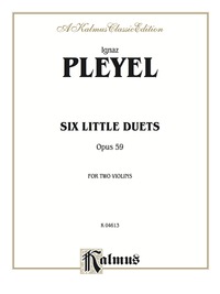 Cover image: Six Little Duets, Opus 59: For Two Violins 1st edition 9780757913778