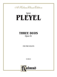 Cover image: Three Duos, Opus 61: For Two Violins 1st edition 9780757900433