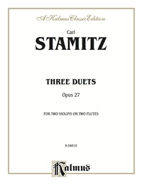 Cover image: Three Duets, Opus 27: For Two Violins 1st edition 9780769270173