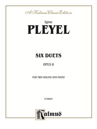 Cover image: Duets, Opus 8: For Two Violins and Piano 1st edition 9780757996245