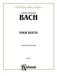Cover image: Four Duets: For Violin and Viola 1st edition 9780757922886