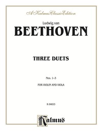 Cover image: Three Duets: For Violin and Viola 1st edition 9780769293080