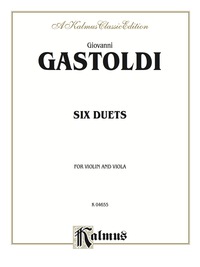 Cover image: Six Duets : For Violin and Viola 1st edition 9780769281124