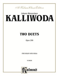 Cover image: Two Duets, Opus 208: For Violin and Viola 1st edition 9780757938764