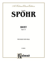 Cover image: Duet, Opus 13 : For Violin and Viola 1st edition 9780757921858
