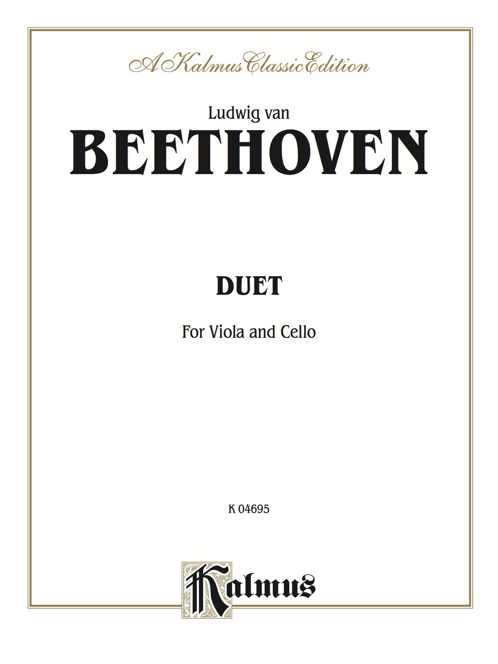 Duet for Viola and Cello 1st Edition