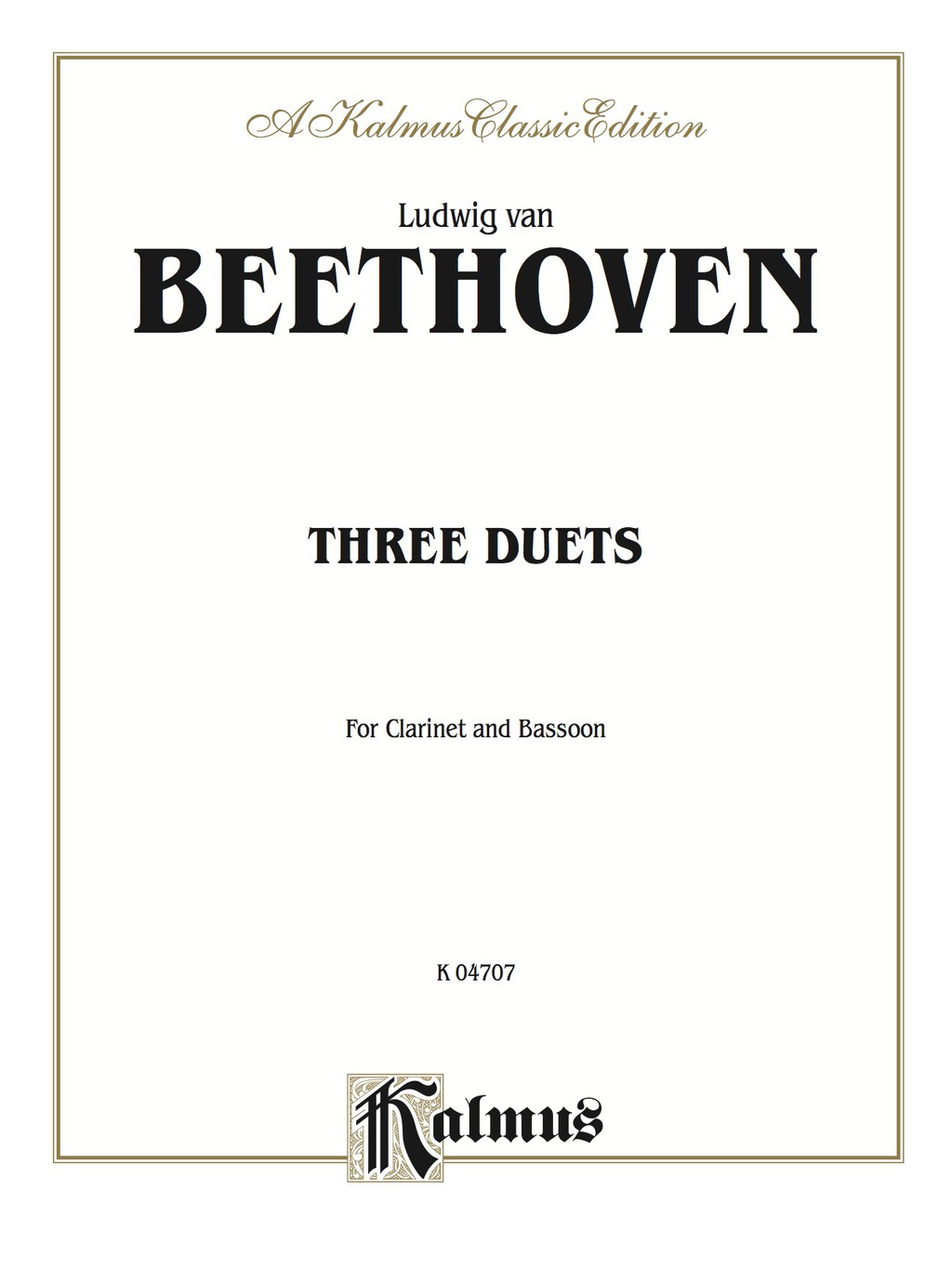 Three Duets: For Clarinet and Bassoon - 1st Edition (eBook)