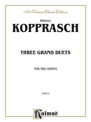 Cover image: Three Grand Duets: For Two French Horns 1st edition 9780757912061