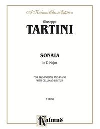 Cover image: Sonata in D Major: For Two Violins and Piano 1st edition 9780769270654
