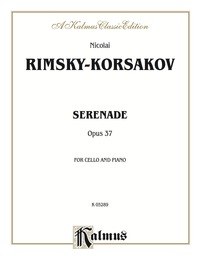 Cover image: Serenade, Opus 37: For Cello and Piano 1st edition 9780757996252