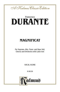 Cover image: Magnificat: For SATB Solo, SATB Chorus/Choir and Orchestra with Latin Text (Vocal Score) 1st edition 9780769274638