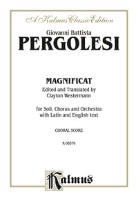 Cover image: Magnificat: For SATB with SATB Solo and Orchestra with Latin and English Text (Choral Score) 1st edition 9780769245065