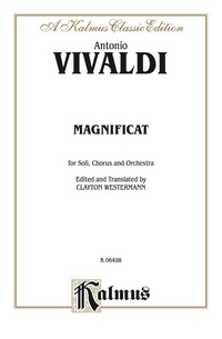 Cover image: Magnificat: SATB with SSATB Soli Choral Worship Cantata 1st edition 9780769245904