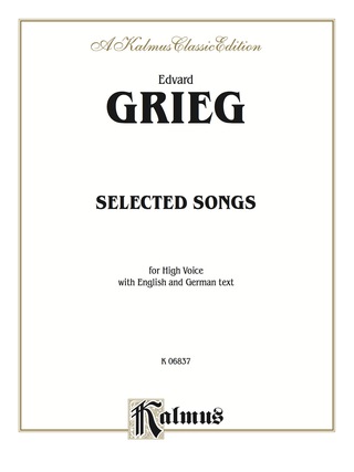 Cover image: Selected Songs for High Voice: With English and German Text 1st edition 9780769296210