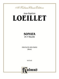 Cover image: Sonata in F Major: For Flute Solo 1st edition 9780757903878