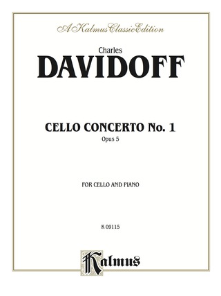 Cover image: Cello Concerto No. 1: For Cello and Piano 1st edition 9780757921926