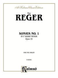 Cover image: Sonata in F-Sharp Minor, Opus 33: Organ Solo 1st edition 9780769295718