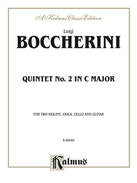 Cover image: Quintet No. 2 in C Major: For Two Violins, Viola, Cello and Guitar 1st edition 9780769268057