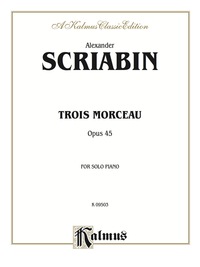 Cover image: Trois Morceaux: For Piano 1st edition 9780757907951