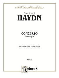 Cover image: Piano Concerto in G Major: Piano Duo/Duet (2 Pianos, 4 Hands) 1st edition 9780769241128