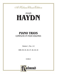 Cover image: Trios for Violin, Cello and Piano, Volume I (Nos. 1-6, HOB. XV: 25, 26, 27, 28, 29, 24) 1st edition 9780769267678