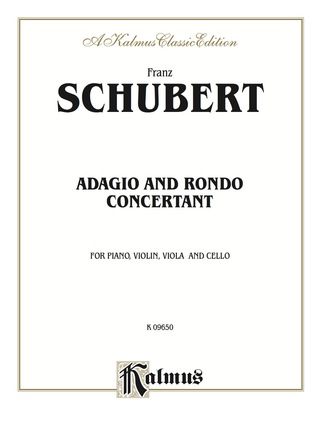 Cover image: Adagio and Rondo Concertante in F Major: For Mixed String Ensemble 1st edition 9780757912771