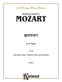 Cover image: Quintet in E-flat, K. 452: For Piano, Oboe, Clarinet, Horn and Bassoon 1st edition 9780757907906