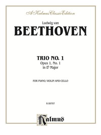 Cover image: Piano Trio No. 1 in E-flat Major, Opus 1, No. 1: For Piano, Violin and Cello 1st edition 9780769272986