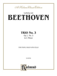Cover image: Piano Trio No. 3 in C Minor, Opus 1, No. 3: For Piano, Violin and Cello 1st edition 9780757905193