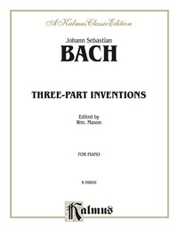 Cover image: Three-Part Inventions: For Piano 1st edition 9780769276427
