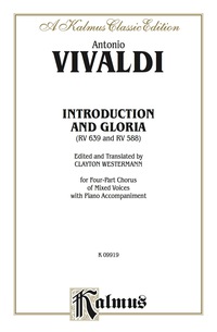 Cover image: Introduction and Gloria: SATB with SATB Soli Choral Worship Cantata 1st edition 9780769244334