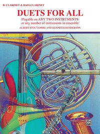 Cover image: Duets for All: For B-flat Clarinets or Bass Clarinet 1st edition 9780769221373