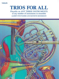 Cover image: Trios for All: Violin Part 1st edition 9780769256955