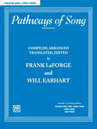 Cover image: Pathways of Song, Volume 1 - Low Voice: Vocal Collection 1st edition 9780769246789