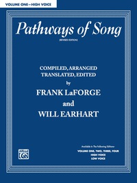 Cover image: Pathways of Song, Volume 1 (High Voice) 1st edition 9780769246741