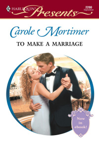 Imagen de portada: To Make a Marriage 9780373122004