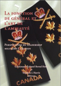 Titelbild: La Fonction de général et l'art de l'amirauté 9781550023671