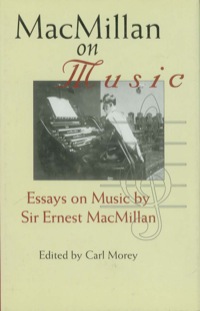صورة الغلاف: MacMillan on Music 9781550022858