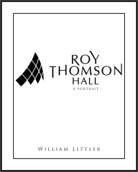 Titelbild: Roy Thomson Hall 9781459718753
