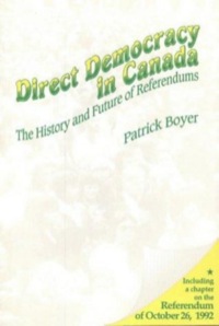 表紙画像: Direct Democracy in Canada 9781550021837