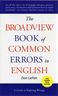 Imagen de portada: The Broadview Book of Common Errors in English 5th edition 9781551115863