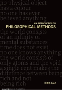 صورة الغلاف: Introduction to Philosophical Methods, An 9781551119342