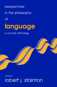 Imagen de portada: Philosophical Perspectives on Language 9781551112534