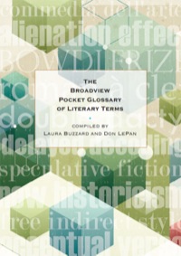 Imagen de portada: The Broadview Pocket Glossary of Literary Terms 9781554811670
